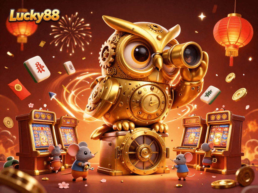 Experience the excitement of Lucky88 with vibrant casino action and magical elements!