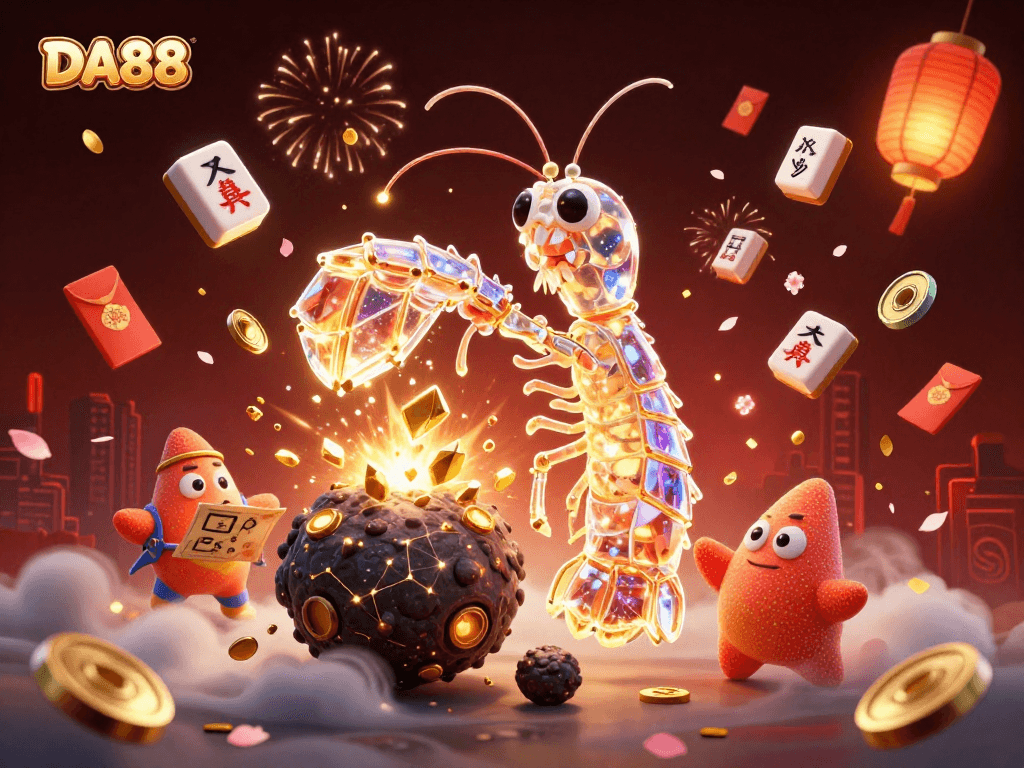 DA88 offers immersive gambling experiences featuring vibrant characters amidst rich casino elements.