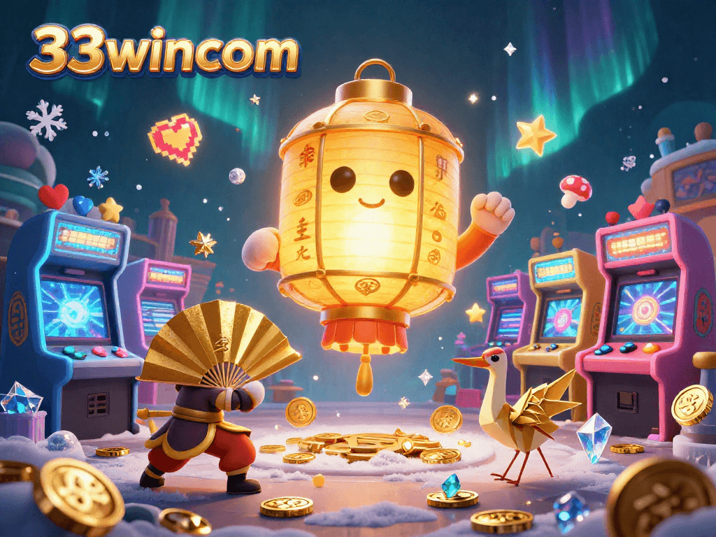 Experience vibrant gameplay at 33wincom with lively gaming characters and dynamic casino elements.