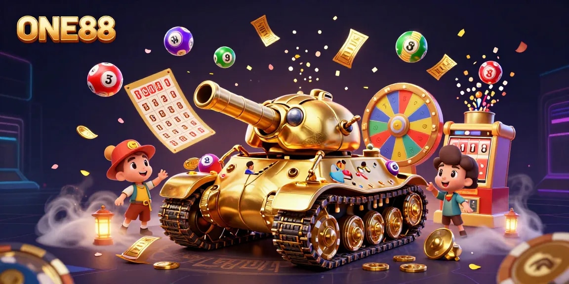 ONE88 magical gaming experience with a vibrant atmosphere and dynamic casino action.