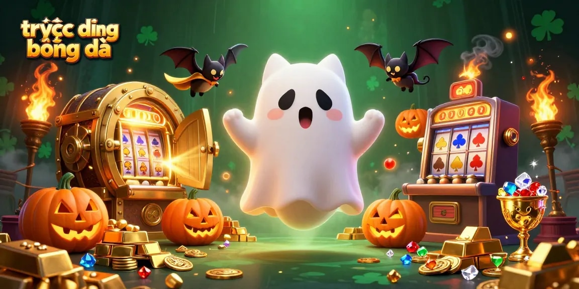 Experience trực tiếp bóng đá with ghost cat and vampire bat in dynamic haunted casino