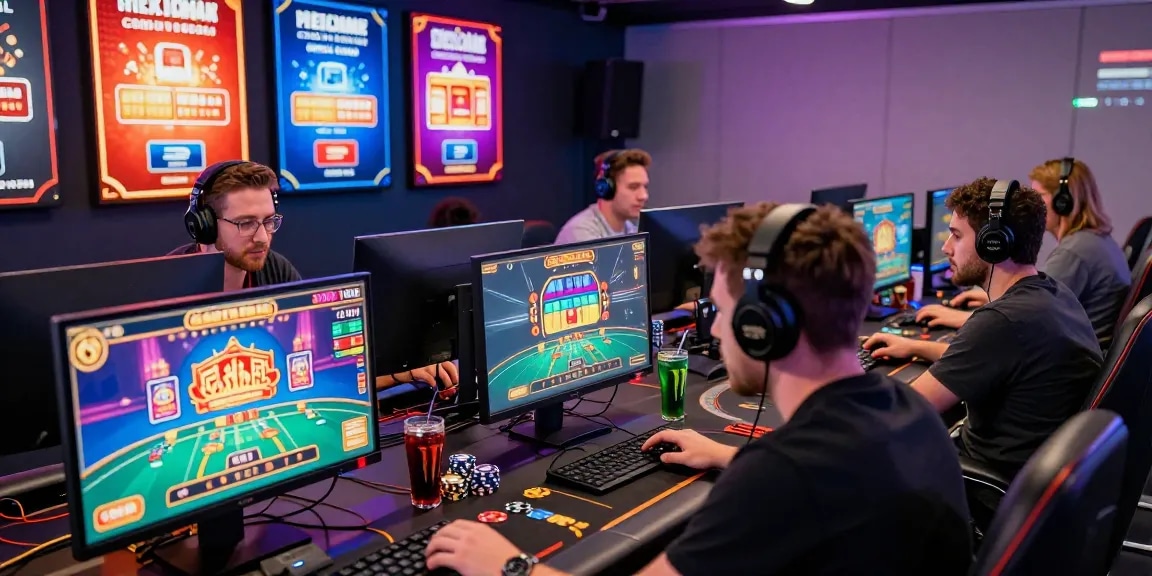 Explore the vibrant world of credit card casinos at https://ukspace2017.co.uk/ with players engaged in exciting games.