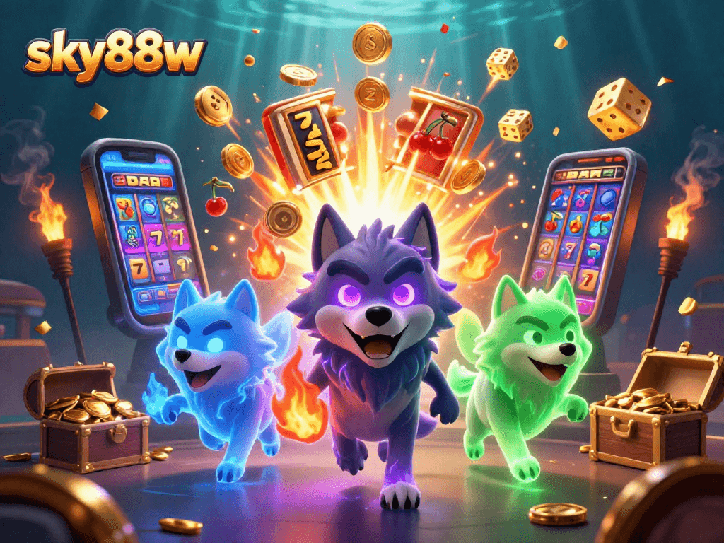 Experience the thrilling jackpot excitement at sky88w with vibrant slot machines and stunning visuals.