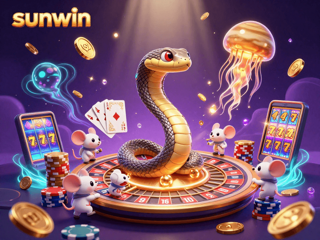 Experience sunwin’s captivating casino universe with an exotic cosmic gambling scene.
