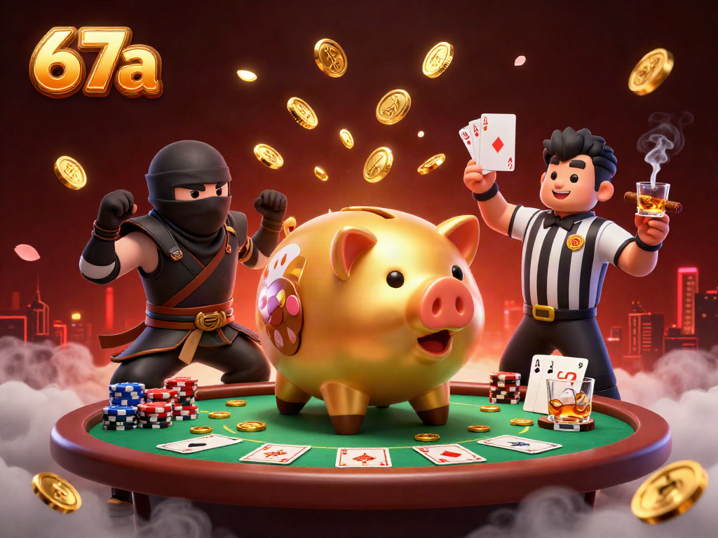 Experience thrilling gameplay with vibrant characters and casino elements at 67a, the premier online casino.