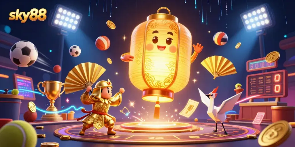 Experience thrilling gameplay at sky88 with vibrant sports elements and dynamic casino action.