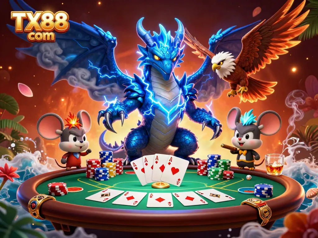 Experience thrilling gameplay at TX88 com with exciting poker action and dynamic characters.