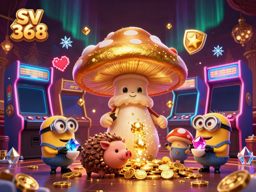 Experience SV 368's vibrant casino atmosphere with magical elements and game excitement.