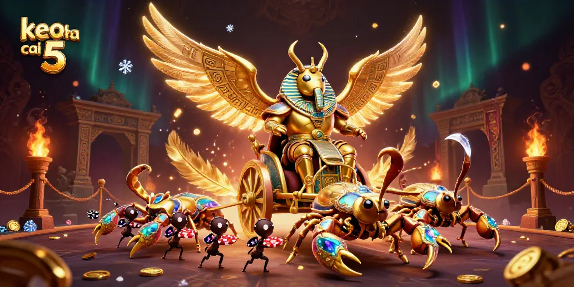 Engage with keo nha cai 5, showcasing dynamic characters in a vibrant gambling scene filled with intricate details.