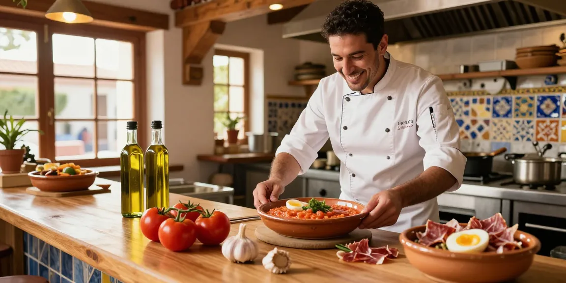 Discover the best salmorejo near me prepared with fresh ingredients in a charming tapas bar.
