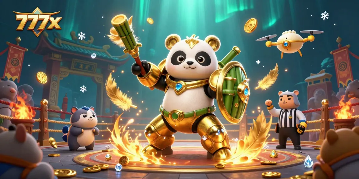 Experience the thrilling action of 777x in an energetic 3D casino illustration.