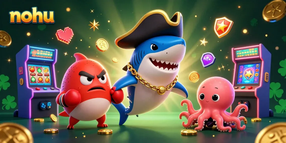 Nohu offers thrilling slot action with cartoon characters, jackpot elements, and colorful casino vibes.