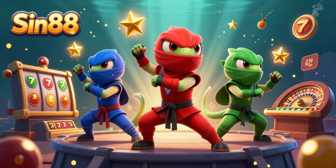 Experience the thrill of Sin88 with vibrant slot games and stunning 3D characters in action.