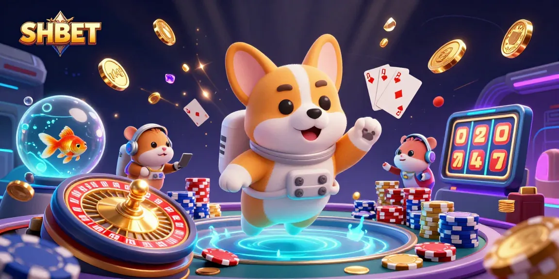 Engage with SHBET by winning big in a vibrant cosmic casino scene filled with excitement.