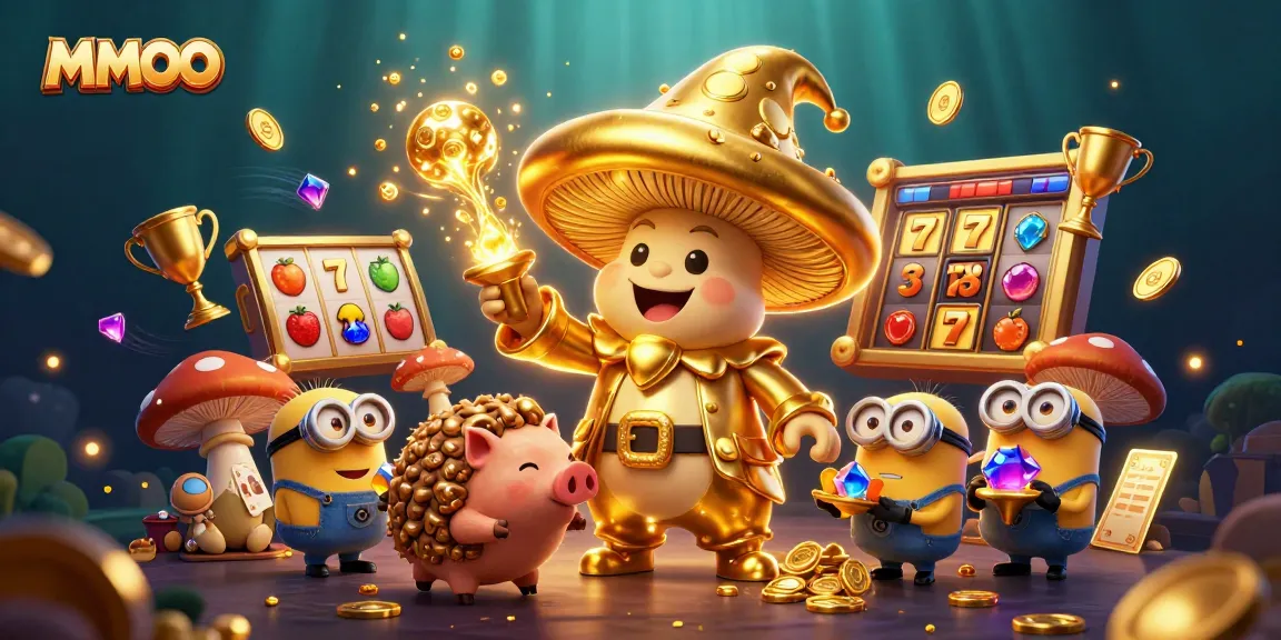 MMOO introduces an exciting casino scene with a magical wizard and treasures for players.