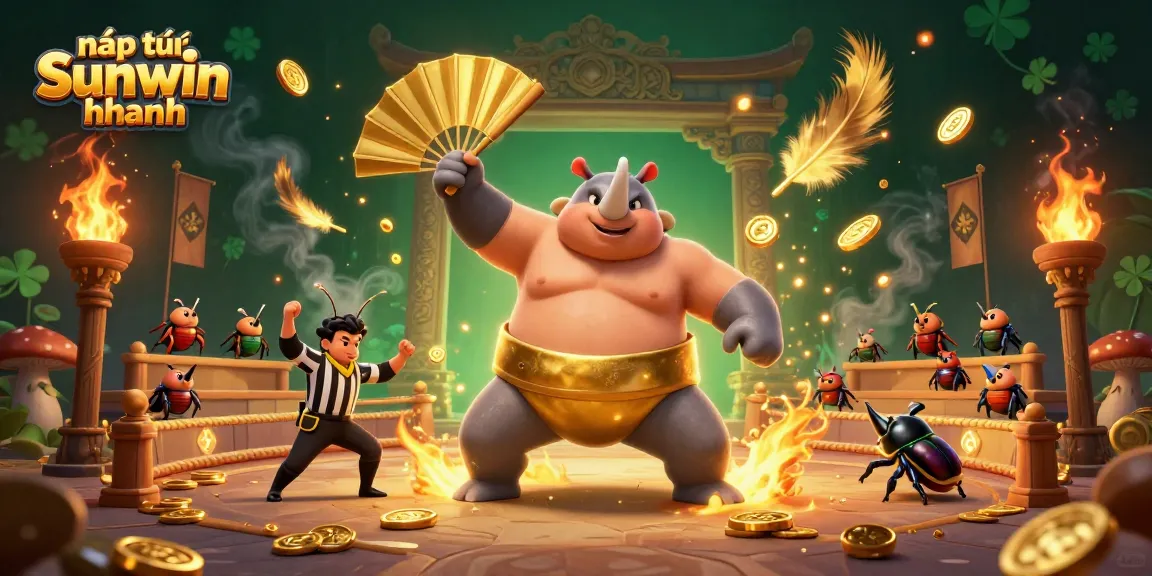 Experience quick deposits with nạp tiền Sunwin nhanh in this vibrant 3D gaming illustration.