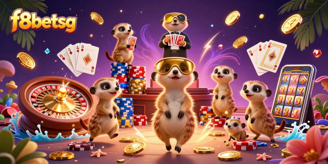 Experience thrilling gaming adventures with f8betsg as meerkats manage a vibrant casino scene!