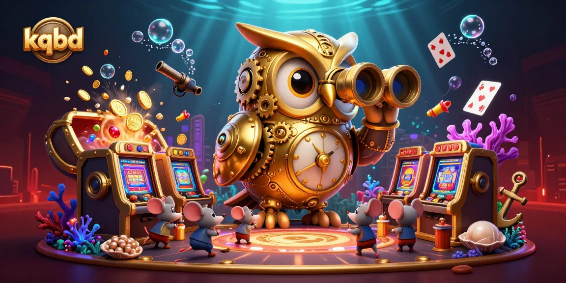 Experience thrilling kqbd action with a detailed scene of a golden owl in a dynamic casino environment.